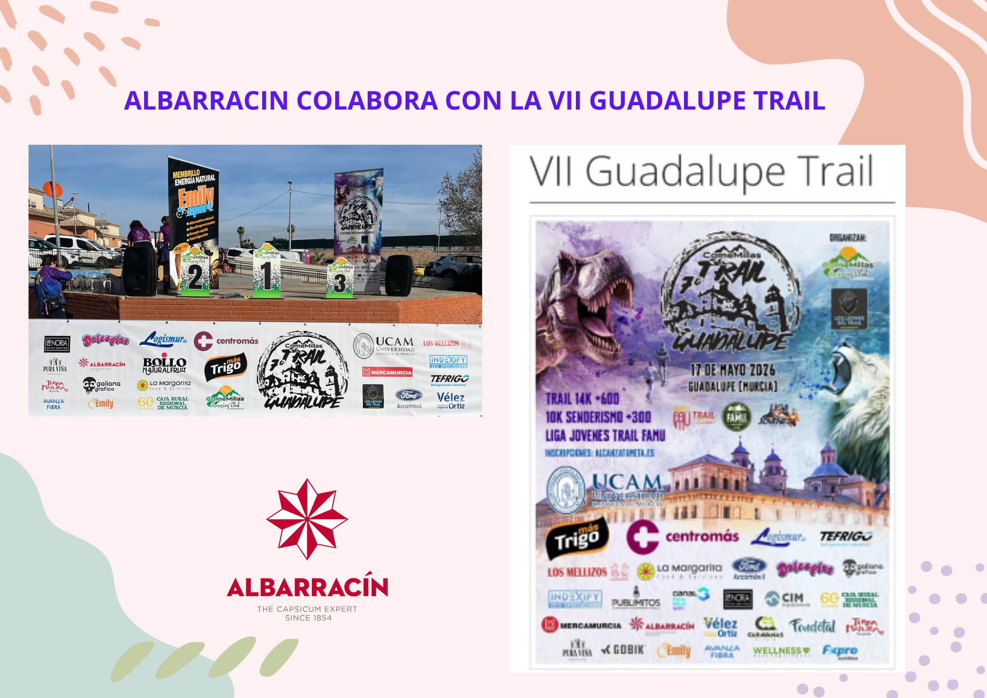 ALBARRACIN COLABORA CON LA VII GUADALUPE TRAIL